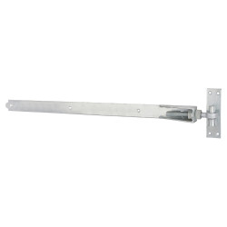 Heavy Duty Adjustable Hook & Band Gate Hinge - 900 x 63mm - Galvanised - Pair