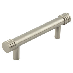 Frelan Hoxton Sturt 15mm T-Bar Cabinet Pull Handle - 96mm Centres - Satin Nickel