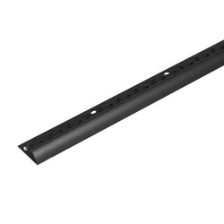 Single Edge Door Bar Trim - 900mm Length - Matt Black