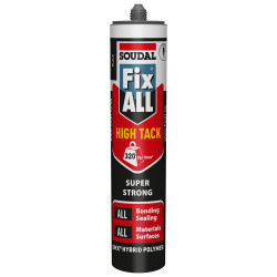Soudal Fix All High Tack Sealant & Adhesive - 290ml - Black
