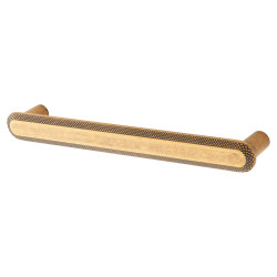 Hampstead Morley 19mm Bobbled D-Bar Cabinet Pull Handle - 160mm Centres - Antique Brass