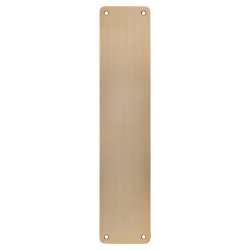Altro Stainless Steel Finger Plate - 350 x 75 x 1.2mm - Antique Brass