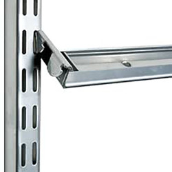 elfa Top Track System - Storage Track Fittings - Platinum - Pair