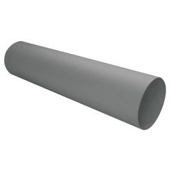 Manrose 5"/125mm PVC Solid Ducting - 2000mm - Grey