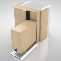 Norsound 810S Automatic Small Drop Down Seal - 925mm Length - Black