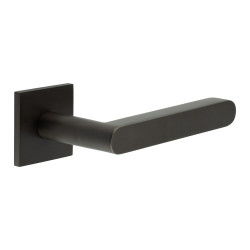 CRES by Frelan Dark Bronze Unsprung Fire Rated Door Handles on Square Rose - CR-101 Range
