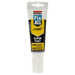 Soudal Fix All Turbo Sealant & Adhesive - 125ml - White