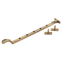 Heritage Brass by M Marcus Spoon End Casement Window Stay - 12"/300mm Length - Antique Brass