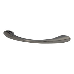 Altro Vali Bow Cabinet Pull Handle - 96mm Centres - Black Nickel