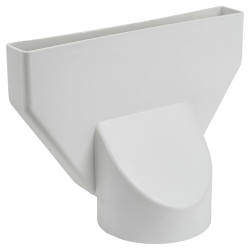 Manrose Ducting Reducer - 225 x 25mm to 4"/100mm - White