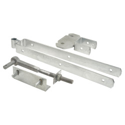 GateMate Medium Duty Rising Field Gate Hinge Set - 600 x 90mm - Galvanised