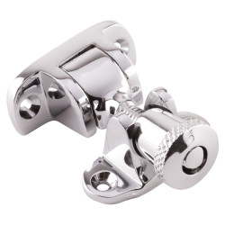Hampstead Heavy Duty London Style Brighton Sash Window Fastener - 49 x 22mm - Polished Chrome