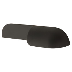 Altro Hyde Cabinet Finger Pull Handle - 32mm Centres - Matt Black
