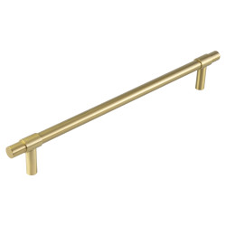 CRES by Frelan Satin Brass 20mm T-Bar Door Pull Handle - Bolt Fix - 425 c/c