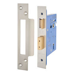 Altro Architectural 5 Lever Sashlock - 78mm Case - 57mm Backset - Satin Stainless Steel