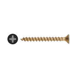 SPAX Yellox Pozi Countersunk Wood Screws - 4.0 x 40mm - Yellow Zinc - Pack of 200