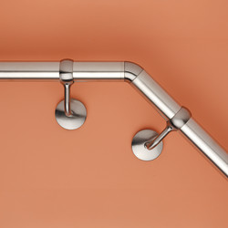 Rothley 40mm Handrail System - 135° Elbow Joint - Polished Chrome