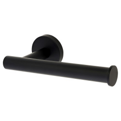 Altro Essential Round Toilet Roll Holder - 163 x 80 x 50mm - Matt Black