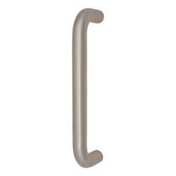 Altro 22mm D-Bar Door Pull Handle - Bolt Fix - 229mm Centres - Satin Stainless Steel