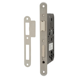 Arrone AR910 Euro Profile DIN Sashlock - 88mm Case - 60mm Backset - Radius - Satin Stainless Steel