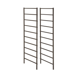 elfa Drawer Basket Tower - 10 Frame Sides - 535 x 1040mm - Graphite - Pair