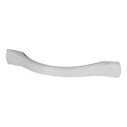 Touchpoint Wave Bow Cabinet Pull Handle - 96mm Centres - Polished Chrome