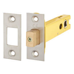 Altro 8mm Tubular Bathroom Deadbolt - 102mm Case - 82mm Backset - Square - Satin Stainless Steel