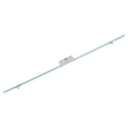 Avocet Single U-Rail Offset Espagnolette uPVC Window Lock - 600mm Length - 20mm Backset - 8mm Cam