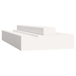 LPD Fire-Rated Softwood Door Lining with Loose Stop - Primed - FD30 - 2100 x 150 x 32mm - White