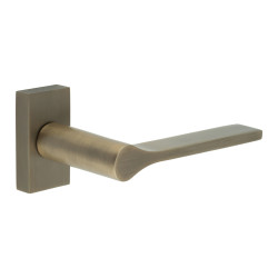 CRES by Frelan CR-105 uPVC Multipoint Door Handle on Rectangular Rose - Antique Brass