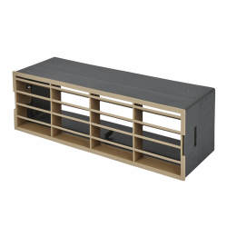 Manrose Slimline Air Brick and Adaptor - 204 x 60mm - Sand Stone