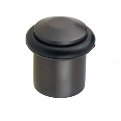 Burlington by Frelan Chamfered Floor Door Stop - 40 x 38mm - Dark Bronze