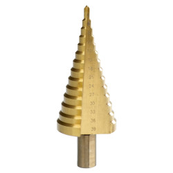 TIMCO HSS Step Drill - TiN - 4-39mm Drill Diameter