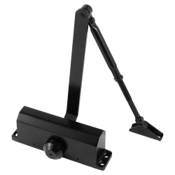 Eclipse 73 Series Fire Door Closer - Power Size 3 - Push/Pull Mounting - No Cover - Black