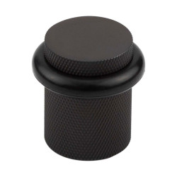 Burlington by Frelan Knurled Floor Door Stop - 40 x 38mm - Dark Bronze