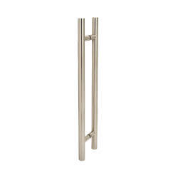 Altro 30mm T-Bar Door Pull Handle - Back to Back - 600mm Centres - Satin Stainless Steel