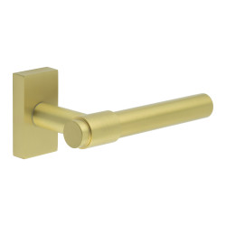 CRES by Frelan CR-103 uPVC Multipoint Door Handle on Rectangular Rose - Satin Brass