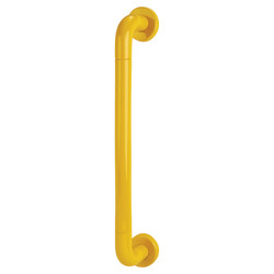 Hoppe AR602/600 Nylon D-Bar Door Pull Handle on Rose - Screw Fix - 600mm c/c - Golden Yellow