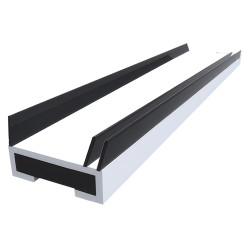 Pyroplex Triple Flipper Smoke Seal - FD60 - 20 x 4 x 2100mm - White - Pack of 5