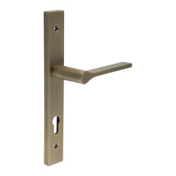 CRES by Frelan CR-105 uPVC Multipoint Door Handle - 92mm c/c - Antique Brass