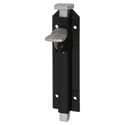 Garage Foot Bolt - 210mm Length - Black Japanned