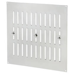 Altro Hit & Miss Vent - 242 x 242mm - Polished Stainless Steel