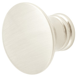 Touchpoint Jest Round Cabinet Knob - 29mm Diameter - Satin Nickel