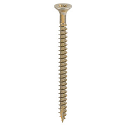 TIMCO Classic Pozi Countersunk Wood Screws - 6.0 x 80mm - Yellow Zinc - Pack of 200