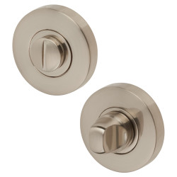 Jigtech Bathroom Turn & Release - 52mm Diameter - Satin Nickel