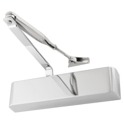 Eclipse 83 Series Fire Door Closer - Power Size 2-4 - Push/Pull Mounting - Polished Chrome
