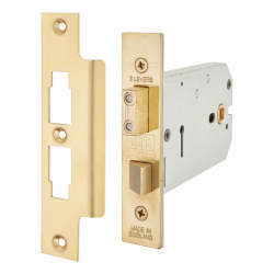 UNION 2077 Horizontal Sashlock - 124mm Case - 38-101.5mm Backset - Polished Brass