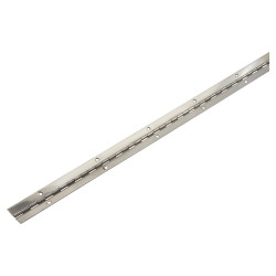 Altro Continuous Piano Hinge - 1800 x 32 x 1mm - Polished Stainless Steel