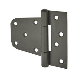 GateMate Heavy Duty Offset Gate Hinge - 89 x 115mm - Epoxy Black - Pair