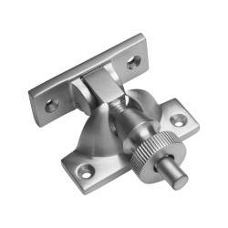 Altro Brighton Screw Pattern Sash Window Fastener - 58 x 22mm - Satin Chrome